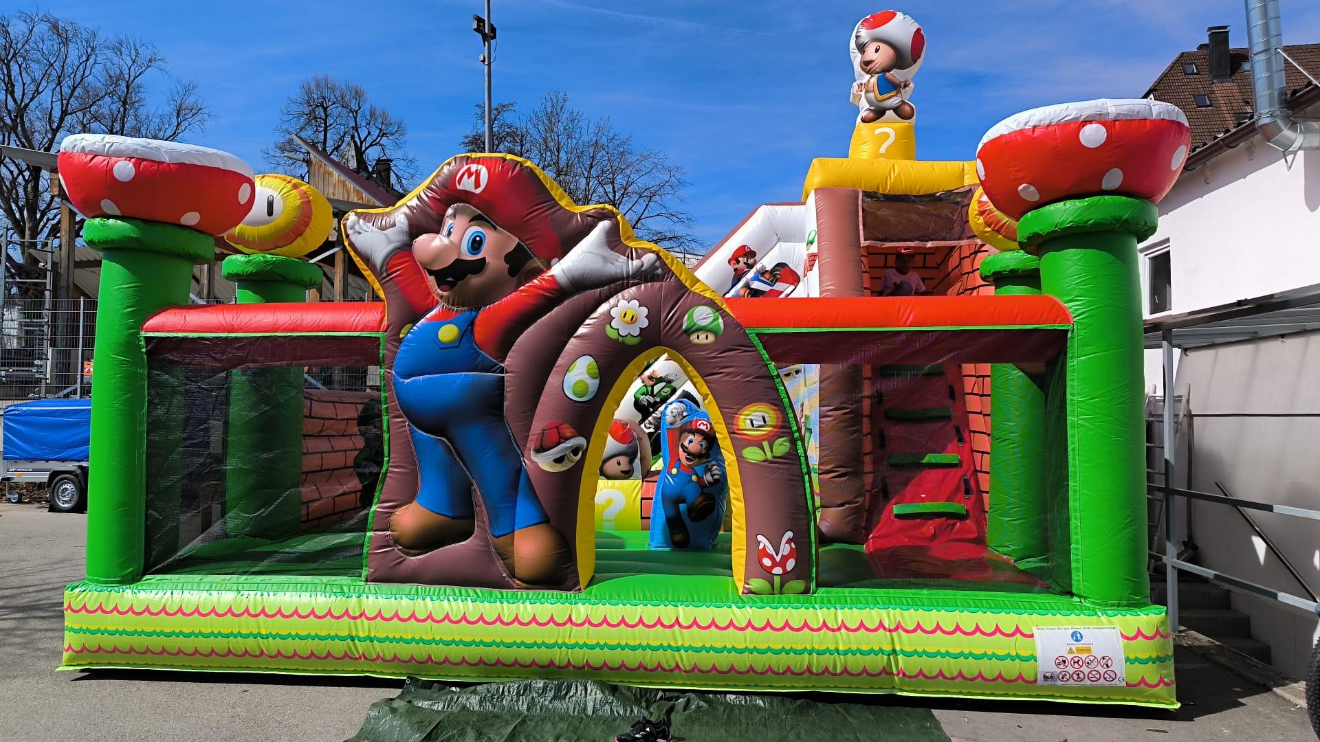 Super Mario Hüpfburg 5x6m