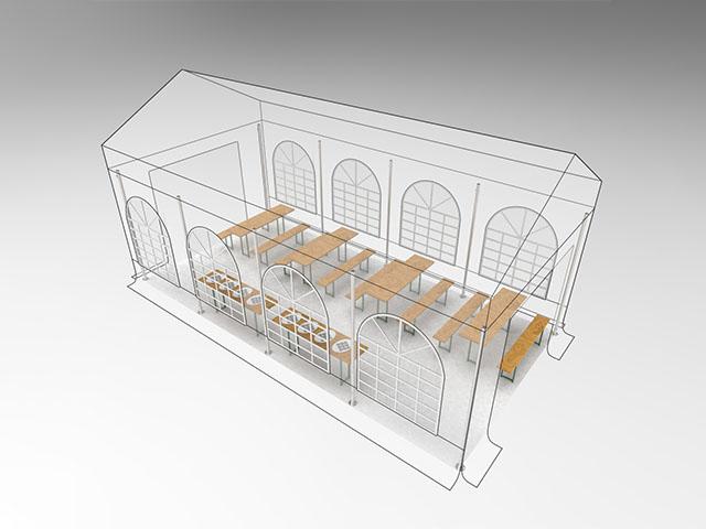 Festzelt 4x8 m